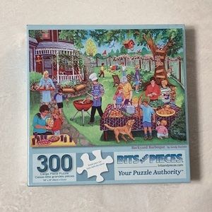 Like New 300 Large Piece Jigsaw Puzzle, “Backyard Barbeque”